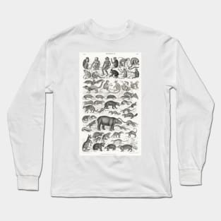 Mammalia by Oliver Goldsmith Long Sleeve T-Shirt